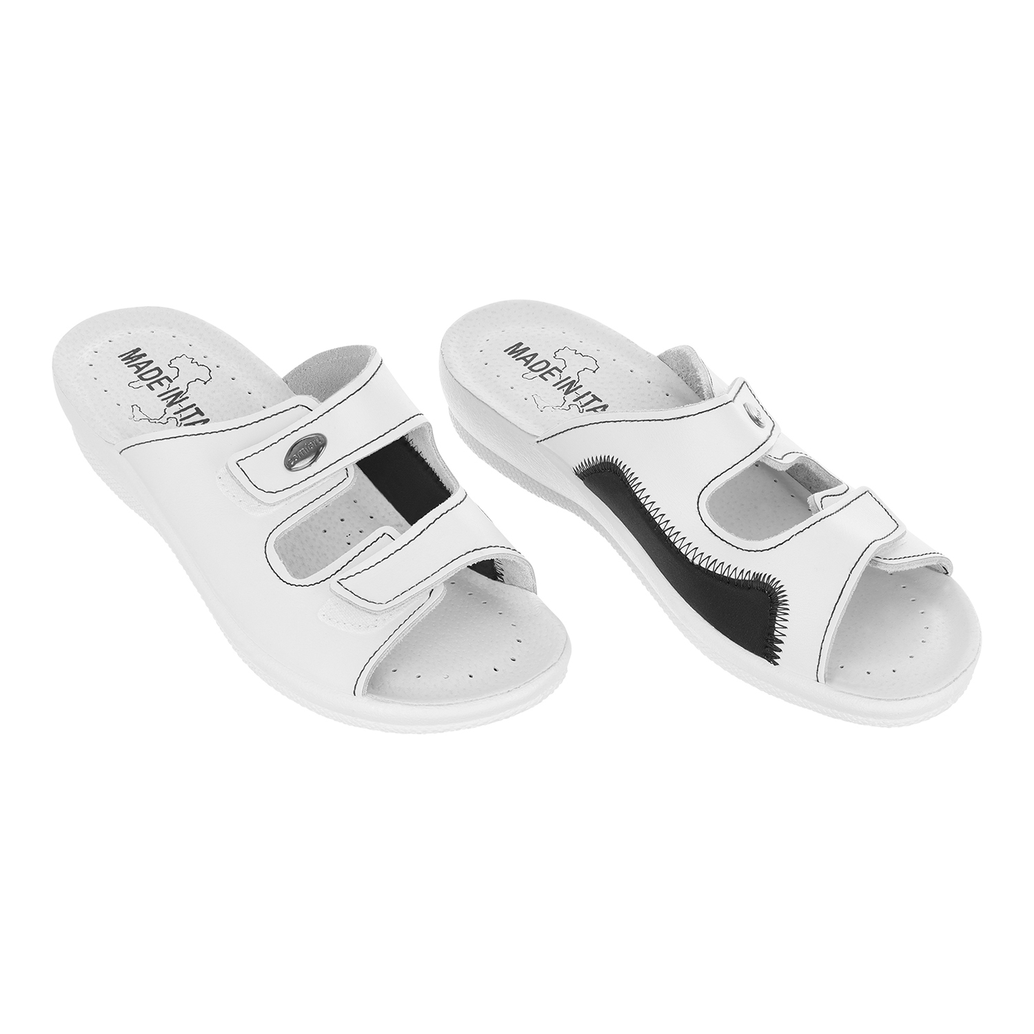 antar-at53086-hallux-schuhe-aus-leder-wei-absatz-3-cm image 2