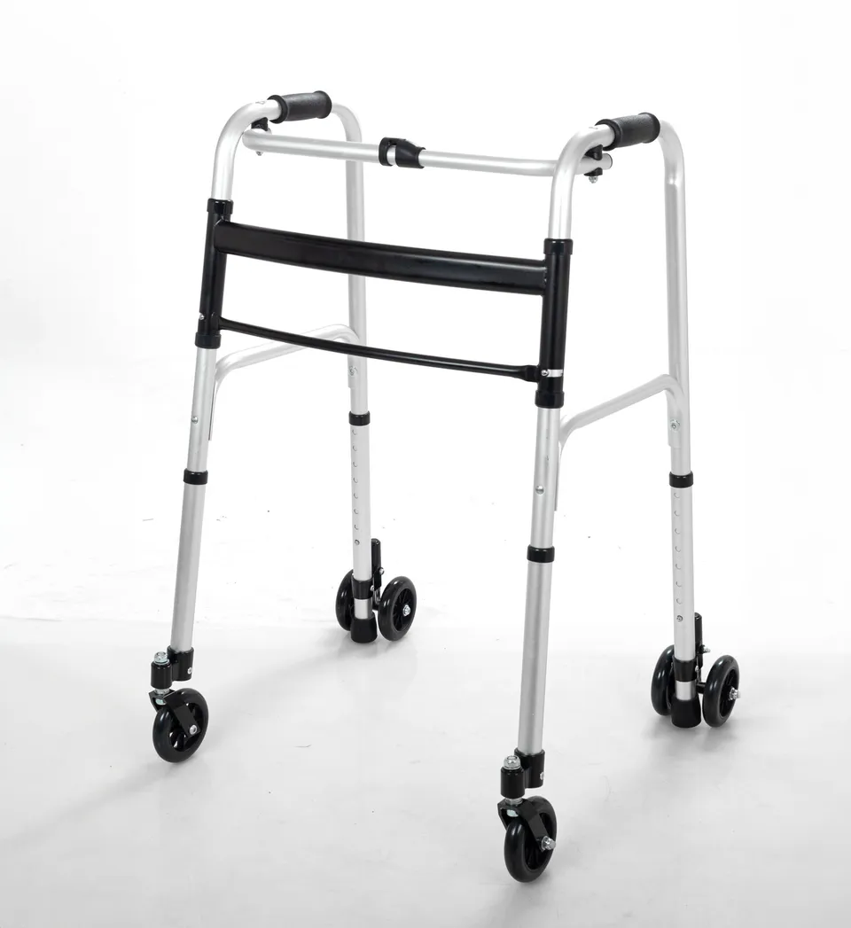 antar-gehwagen-at51042-faltbarer-rollator-aus-aluminium image 1