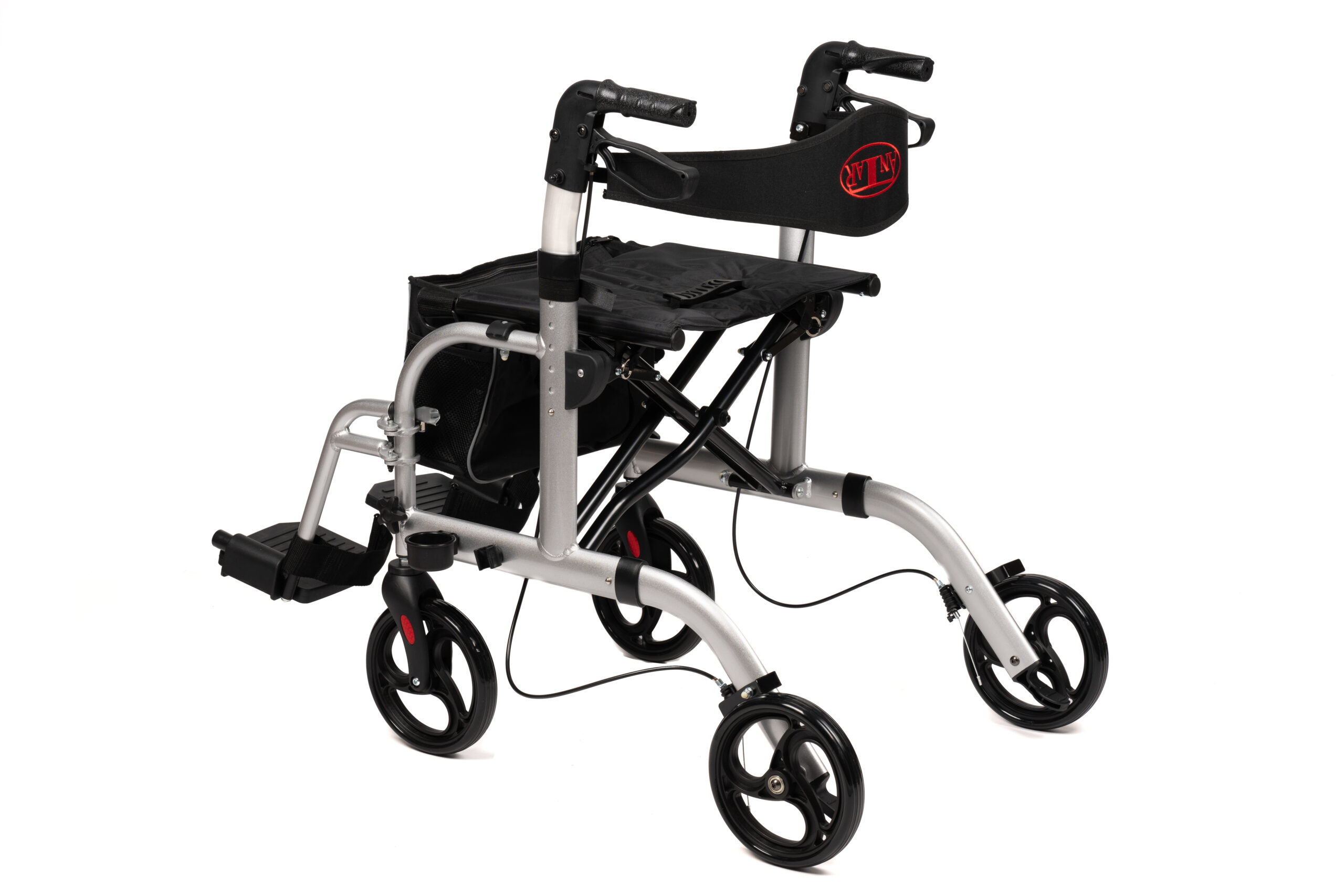 antar-at51005-alu-rollator-vierrad-mit-sitz-und-r-ckenlehne image 2