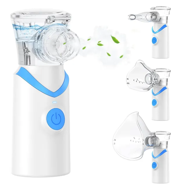 larair-inhalationsger-t-tragbar-leise-blau-mit-masken image 1