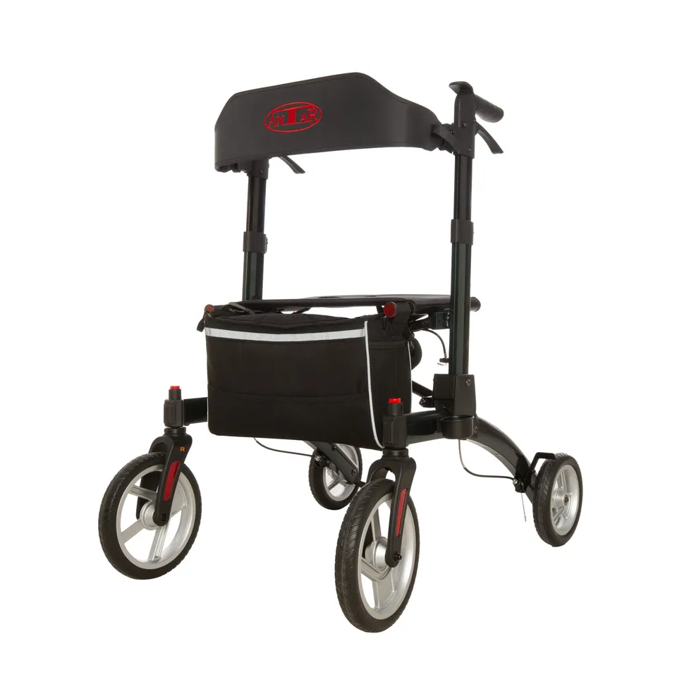 antar-at51052-rollator-mit-sitz-alu-gehwagen-9-8-kg image 1