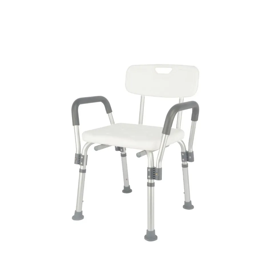 antar-at51126-duschstuhl-mit-6-facher-h-henverstellung-aluminium-bis-136-kg image 1