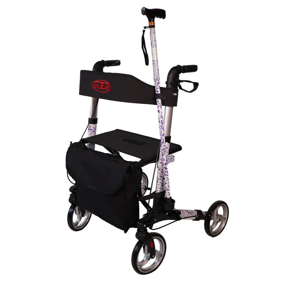 antar-at51006c-aluminium-rollator-4-rad-mit-sitz-und-tasche image 1