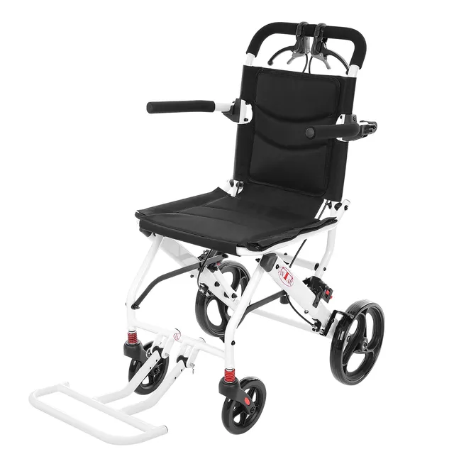 antar-at52316-transportrollstuhl-aluminium-faltbar image 1