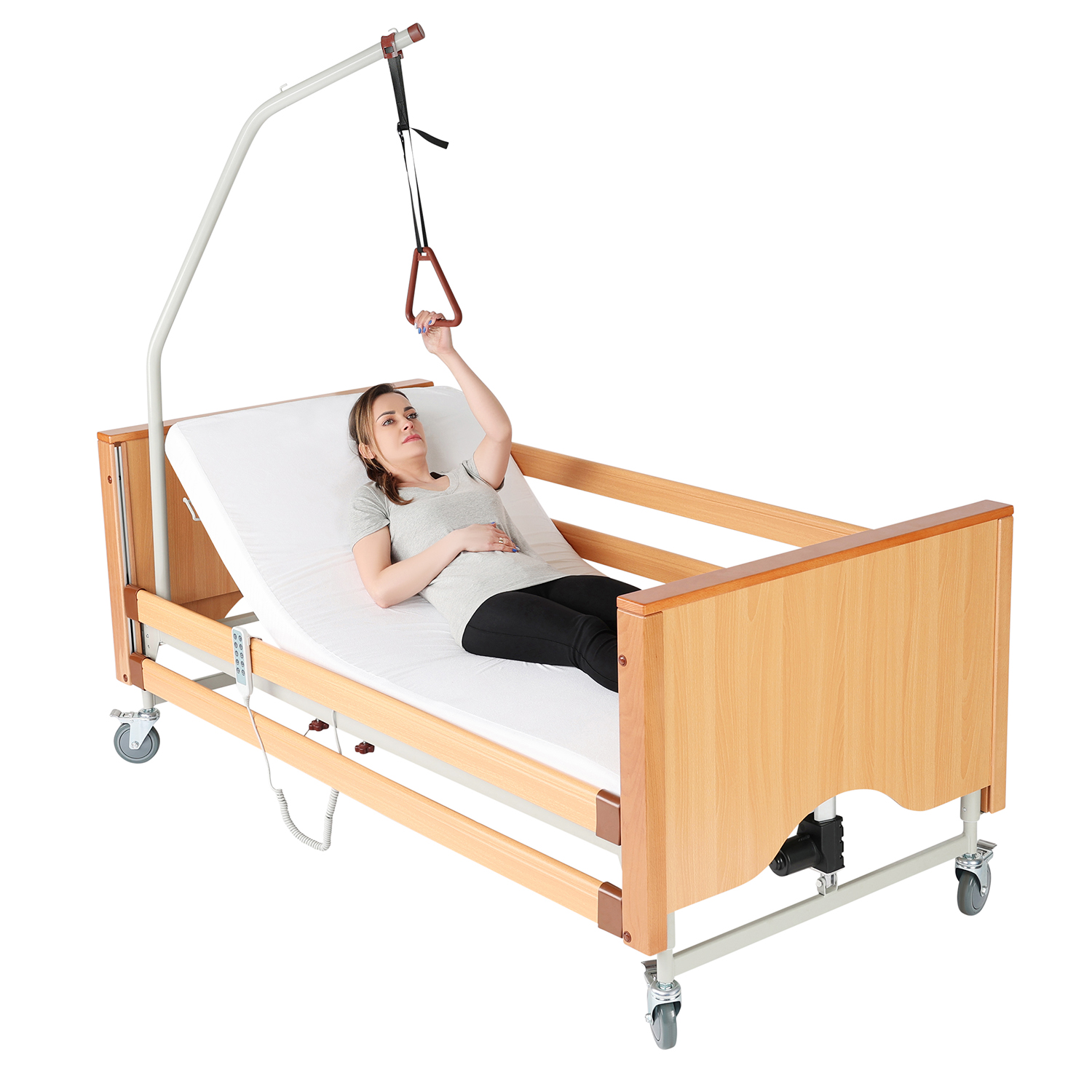 antar-pflegebett-elektrisch-mit-verkleidung-homecare image 2