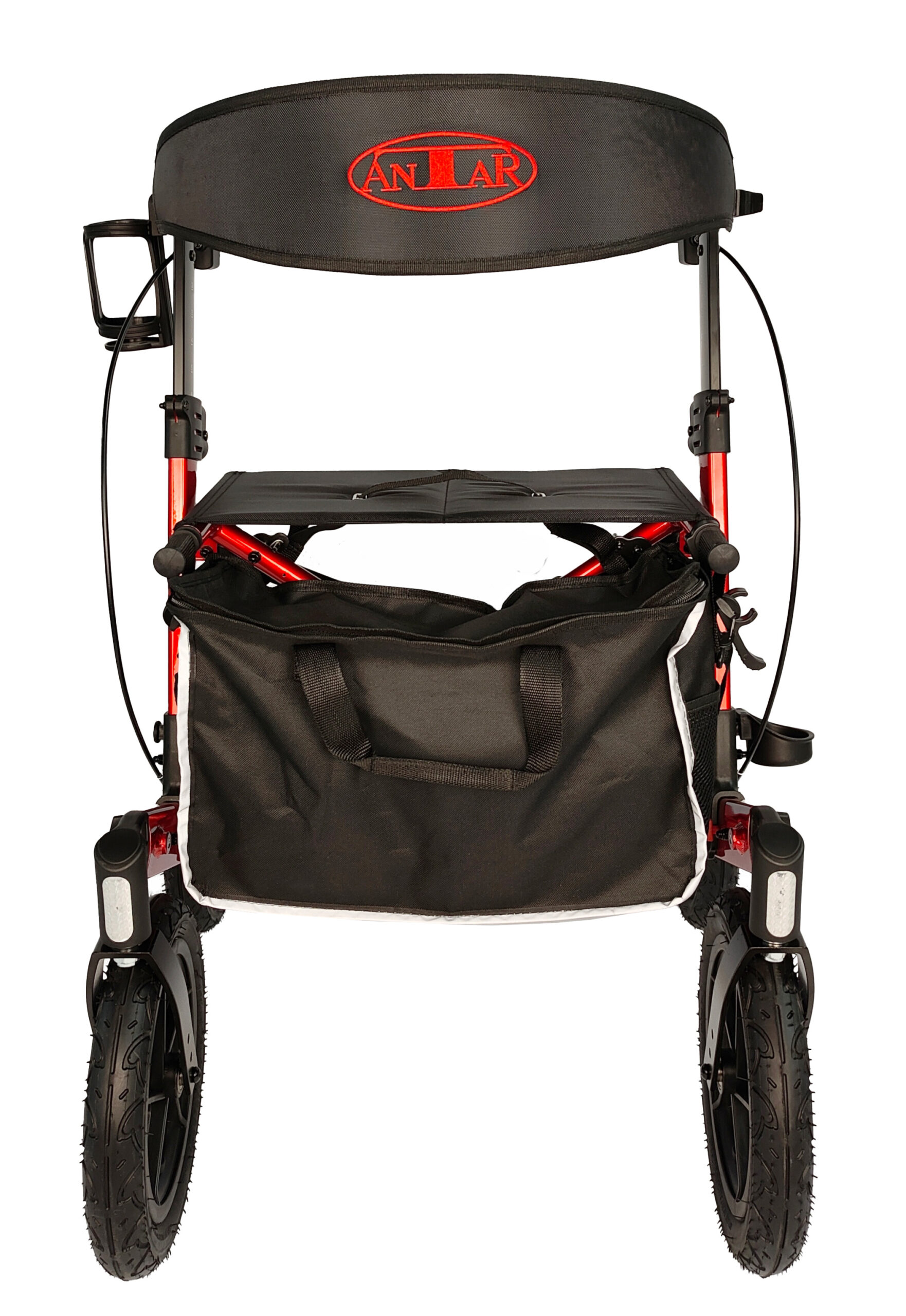 antar-at51045-rollator-mit-luftreifen-gehwagen-mit-tasche image 3
