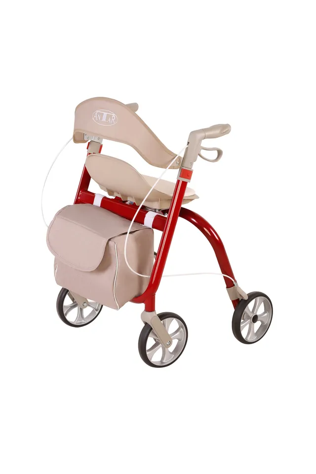 antar-at51139-rollator-alu-sitz-tasche-feststellbremse image 1